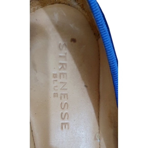 Strenesse Women's Blue Suede flats Size EU 38/ US 7.5 - Picture 7 of 10